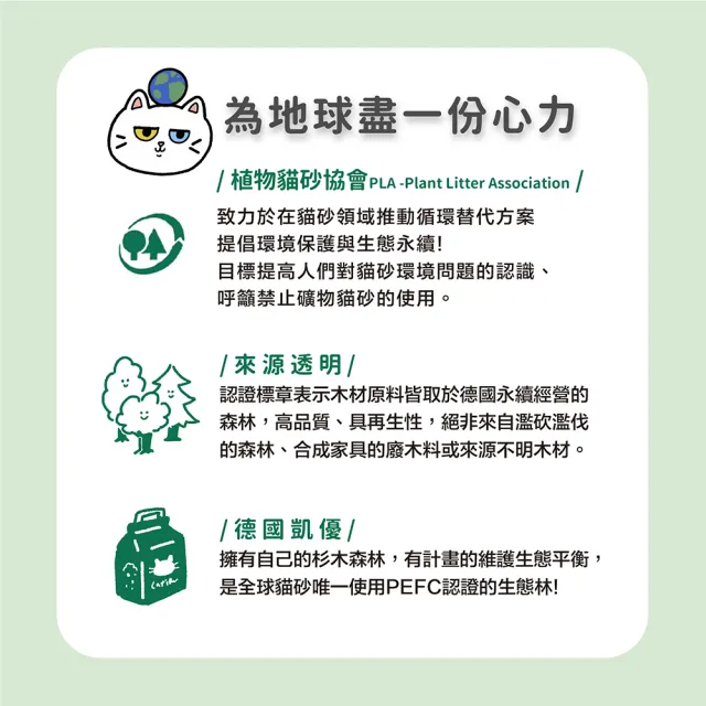 【CAT’S BEST 凱優】崩解木屑砂藍標粗砂-10Lx4入(貓砂/木屑砂/環保砂/松木砂/小動物砂)