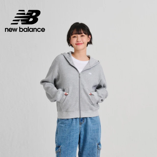 NEW BALANCE 華夫格鬆餅拉鋉連帽外套_AWJ335