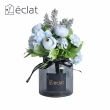 【Eclat】匠心花藝黑瓶玻璃工藝擺飾仿真盆栽(3款任選)