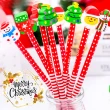 【Saikoyen】聖誕交換禮物橡皮擦鉛筆50支(聖誕節 鉛筆 交換禮物 氣球 派對 耶誕 布置)