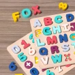 【i-smart】木製拼圖手抓字母數字認知板 感覺統合開發訓練(字母/數字 拼圖益智玩具)
