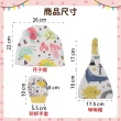 【OhBabyLying】母嬰同款 月子帽 嬰兒帽 防抓手套 禮盒三件組(禮盒/彌月禮/寶寶帽/頭巾/脖圍/嬰兒手套)