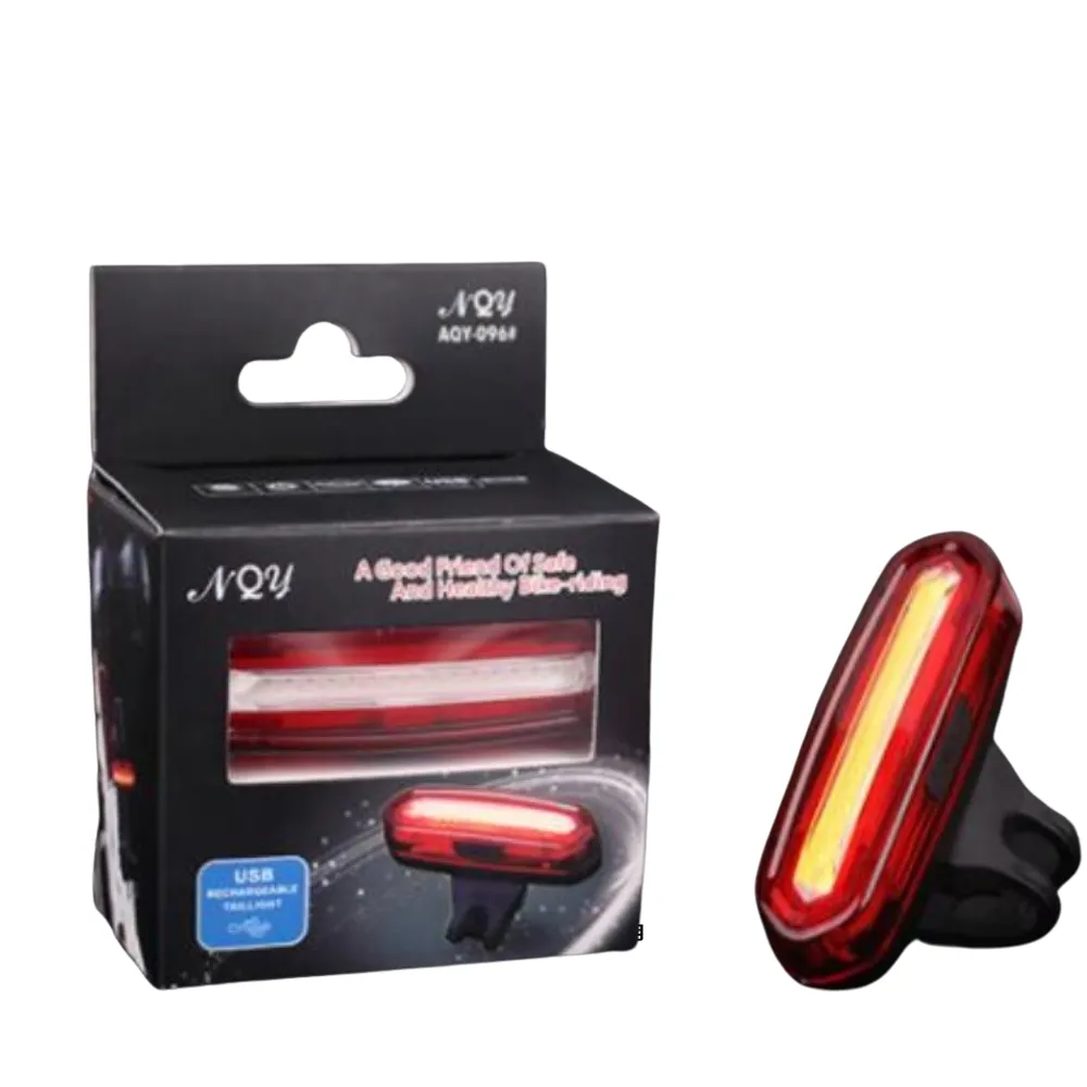 【May Shop】自行車尾燈USB充電警示燈山地車騎行尾燈單車配件(高亮度)