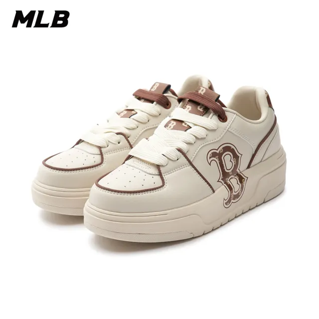【MLB】MONOGRAM老爹鞋 學長鞋 Chunky Liner系列 波士頓紅襪隊(3ASXCLR3N-43BRS)