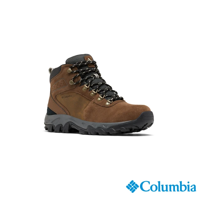 【Columbia 哥倫比亞官方旗艦】男款-NEWTON RIDGE™Omni-TechOT防水高筒登山鞋-棕褐(UBM28120TN/HF)