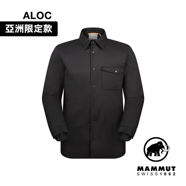 【Mammut 長毛象】Seon IN Shirt AF 日系輕量化纖防潑水襯衫 黑色 男款 #1013-02930