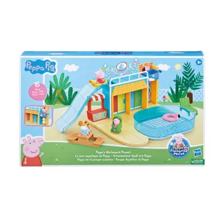 【Peppa Pig 粉紅豬】粉紅豬小妹 佩佩的水上樂園遊戲組F6295(佩佩豬)