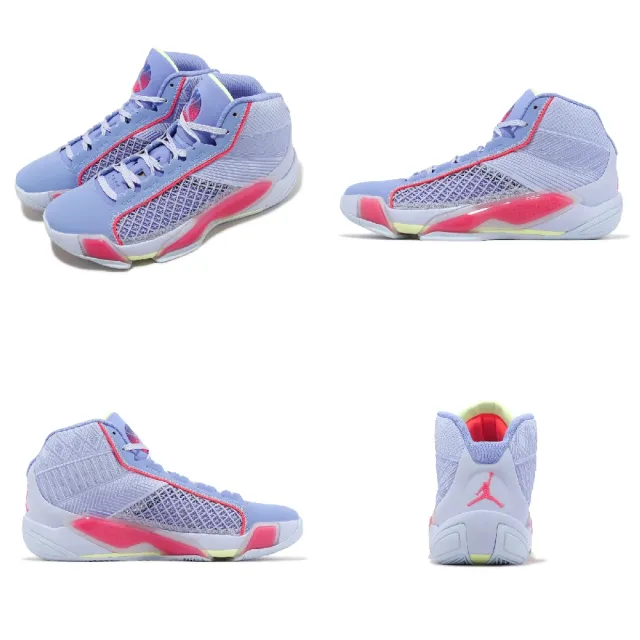 【NIKE 耐吉】籃球鞋 Air Jordan XXXVIII PF 男鞋 紫 藍 AJ38 喬丹 緩震 運動鞋(DZ3355-500)