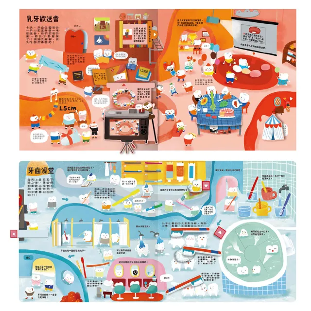 【禾流文創】人體知識立體書-歡迎光臨牙齒王國！