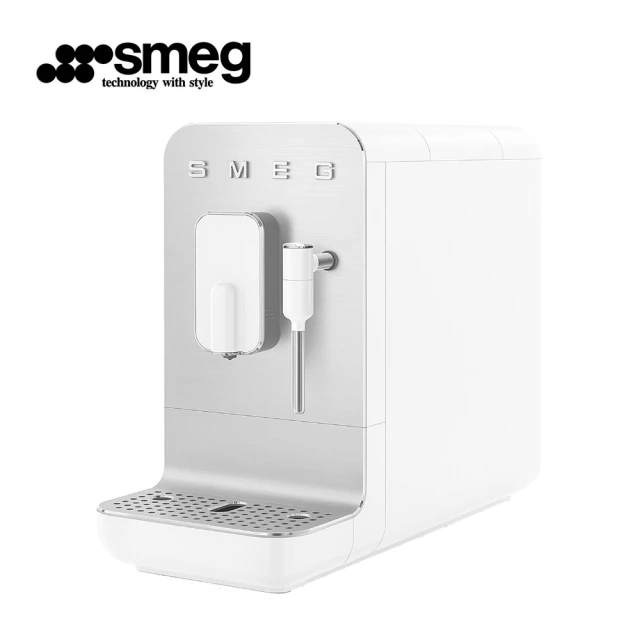【SMEG】義大利全自動義式咖啡機BCC12款-珍珠白(BCC12WHM)