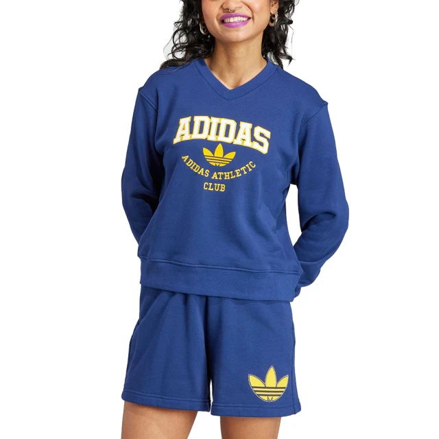 adidas 愛迪達adidas 愛迪達 GFX CREW SWEAT 運動 休閒 長袖 圓領T 女 - IL2414