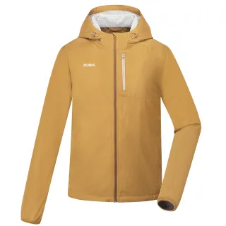 【ATUNAS 歐都納】男款石墨烯微暖輕量連帽外套(A1GA2315M琥珀棕/抗靜電/防潑水/休閒旅遊/換季穿搭/大尺碼)