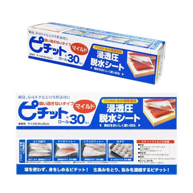 【RONIN 獵漁人】日本製 岡本 滲透壓脫水膜 低吸水力 30入(脫水 一夜干 煙燻 刺身 鎖住食材鮮味)