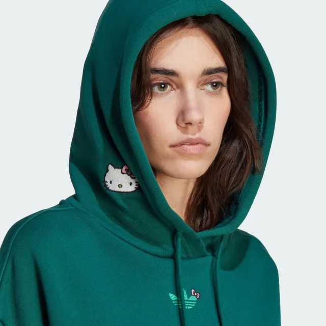 【adidas 愛迪達】HELLO KITTY 連帽上衣 帽T 女 - Originals IK6567