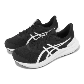 【asics 亞瑟士】慢跑鞋 Jolt 4 4E 超寬楦 男鞋 黑 白 運動鞋 緩震 基本款 亞瑟士(1011B602002)