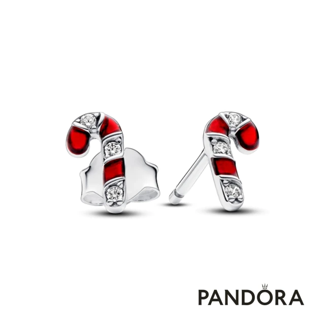 Pandora 官方直營 璀璨鑲邊心形針式耳環品牌優惠