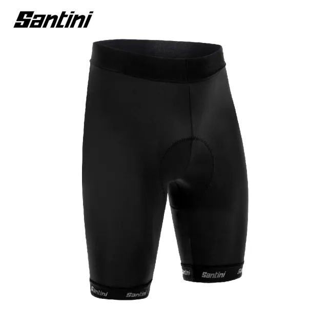 【Santini】「立方體」平口短褲 MAX襯墊(自行車/車褲/男性自行車衣/自行車褲/自行車服飾)