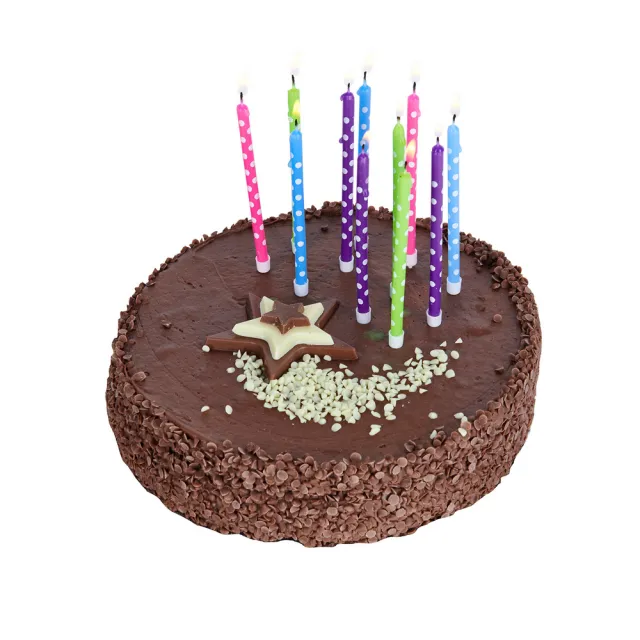 【KitchenCraft】生日蠟燭24入 繽紛(慶生小物 派對裝飾 造型蠟燭 蛋糕裝飾燭)
