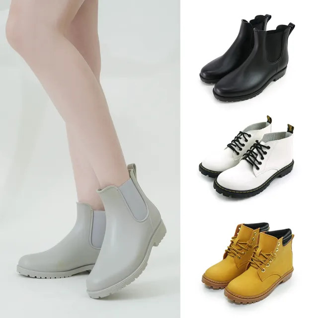 【MATERIAL 瑪特麗歐】女鞋 靴子 馬丁靴 短靴 雨靴 女靴 中筒靴 組品(靴子)