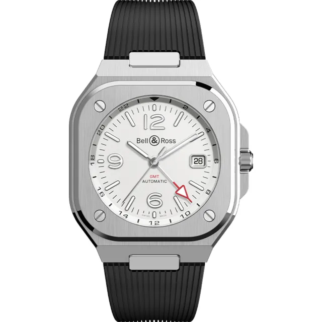 【Bell&Ross】BR 05系列 GMT 雙時區機械腕錶-41mm(BR05G-SI-ST/SRB)