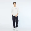 【JEEP】男裝 率性吉普車寬版長袖T恤(白色)