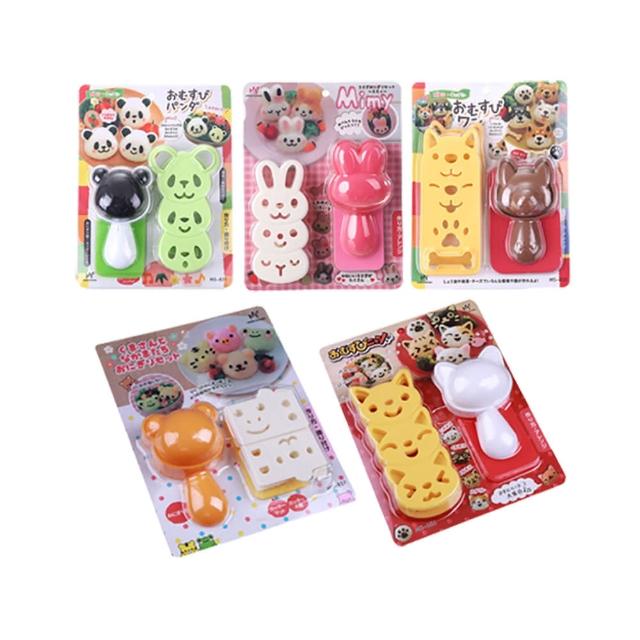 【沐日居家】卡通飯模組 料理用品 便當模具 兒童便當 飯糰模具 壓飯器(飯模 模具 DIY飯糰 料理工具)