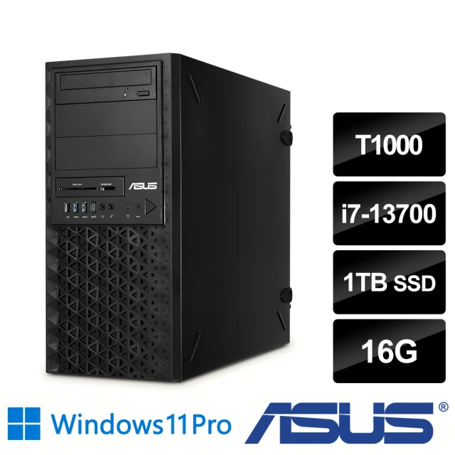 ASUS 華碩 i7 T1000十六核商用工作站(WS760T/i7-13700/16G/1TB SSD/T1000-4G/W11P)