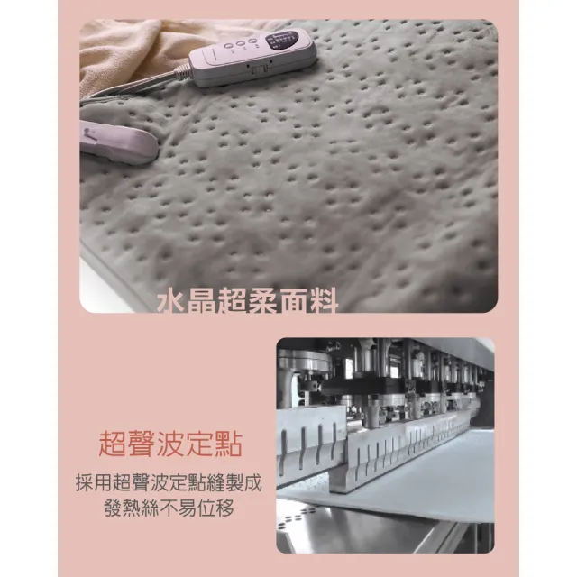 【THOMSON】微電腦溫控單人電熱毯 TM-SAW28BS(保暖 電暖 電熱 露營 電毯 發熱毯 恆溫 加熱毯)