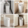 【Dagebeno荷生活】居家窄可固定垃圾袋長型垃圾桶 免壓袋好固定垃圾筒(無蓋款1入)