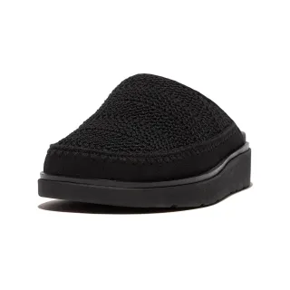 【FitFlop】GEN-FF CROCHET MULES編織木屐鞋/穆勒鞋-女(黑色)