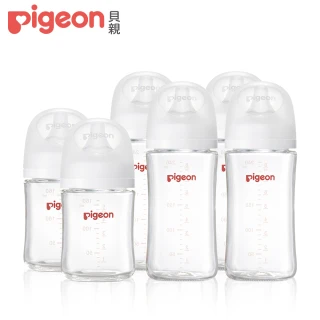 【Pigeon 貝親】新生兒精選奶瓶套組(玻璃)