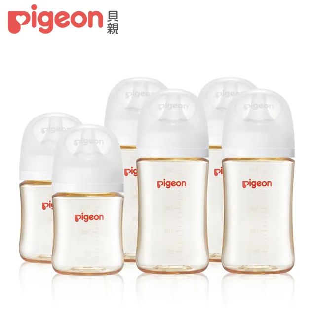 【Pigeon貝親 官方直營】新生兒精選奶瓶套組(PPSU)