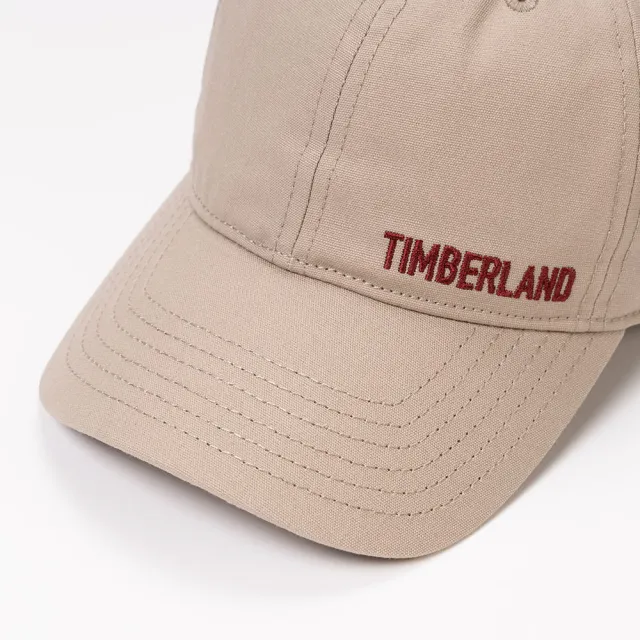 【Timberland】中性淺米色防異味透氣LOGO棒球帽(A2PD3269)