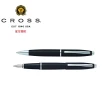 【CROSS】凱樂系列 鍛黑鋼筆+原子筆 禮盒(AT0117B-14MS)