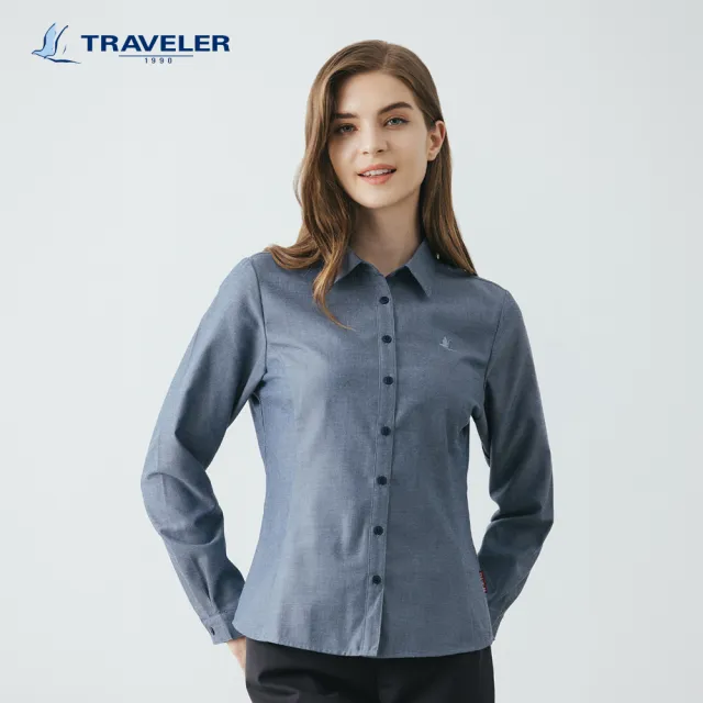 【TRAVELER 旅行者】女款THERMOTECH吸排抗UV保暖襯衫＿232TR710(THERMOTECH／吸排／抗UV／保暖襯衫)