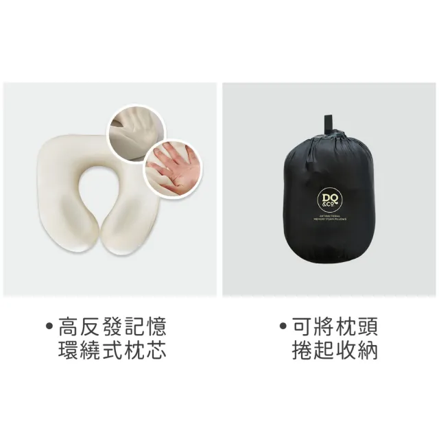 【DQ】紐西蘭 旅行抗菌記憶護頸枕 動物派對 / 午睡枕 飛機枕 旅行枕 護頸枕 U型枕