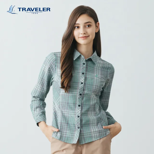 【TRAVELER 旅行者】女款THERMOTECH吸排抗UV保暖襯衫＿232TR707(THERMOTECH／吸排／抗UV／保暖襯衫)