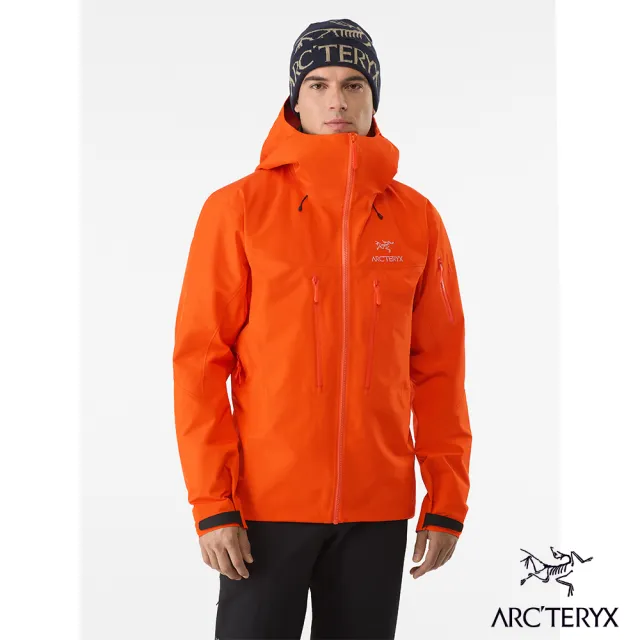 【Arcteryx 始祖鳥官方直營】男 Alpha SV 防水外套(非凡橘)