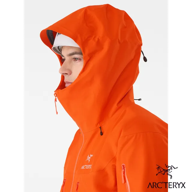 【Arcteryx 始祖鳥官方直營】男 Alpha SV 防水外套(非凡橘)