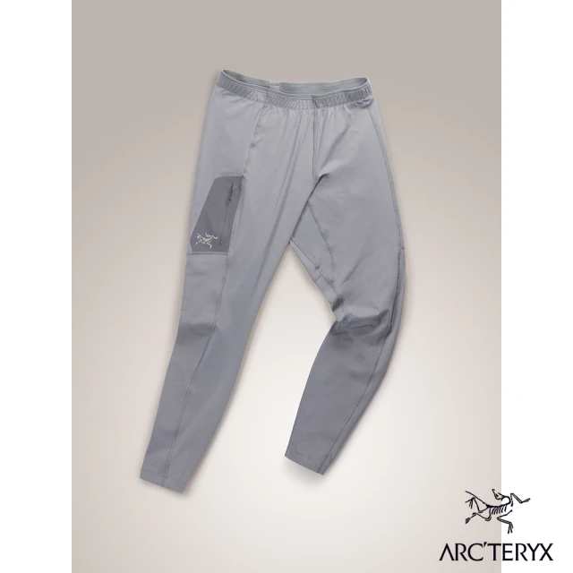 Arcteryx 始祖鳥官方直營 男 Rho LT 刷毛內層長褲(太空灰)