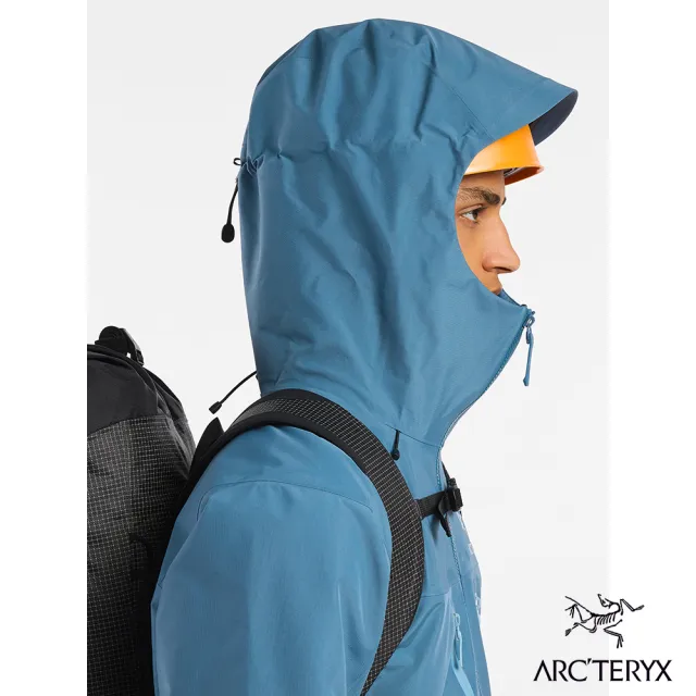 【Arcteryx 始祖鳥官方直營】男 Alpha SV 防水外套(寧靜綠)