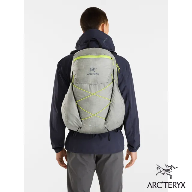 【Arcteryx 始祖鳥官方直營】男 Aerios 30L 輕量登山背包(像素灰/音速綠)