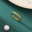 【TWINKLE】戒指 鈦鋼系列 光面低調簡約時尚戒指#TW0144(鈦鋼系列)