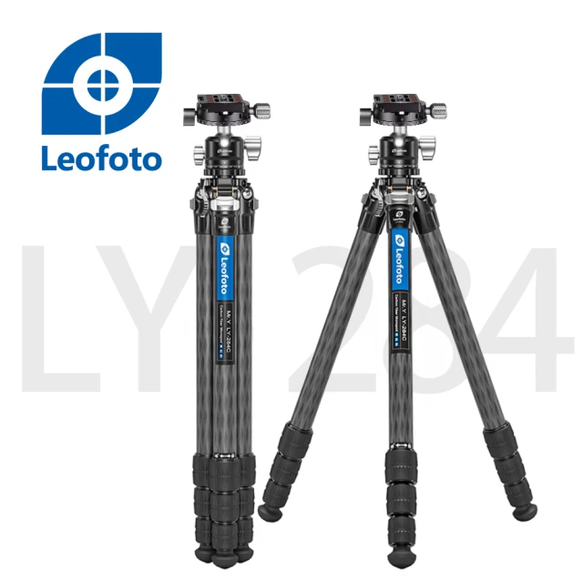 Leofoto 徠圖 LY284C+LH30R氫氣系列4節碳纖維三腳架(含雲台][彩宣總代理)