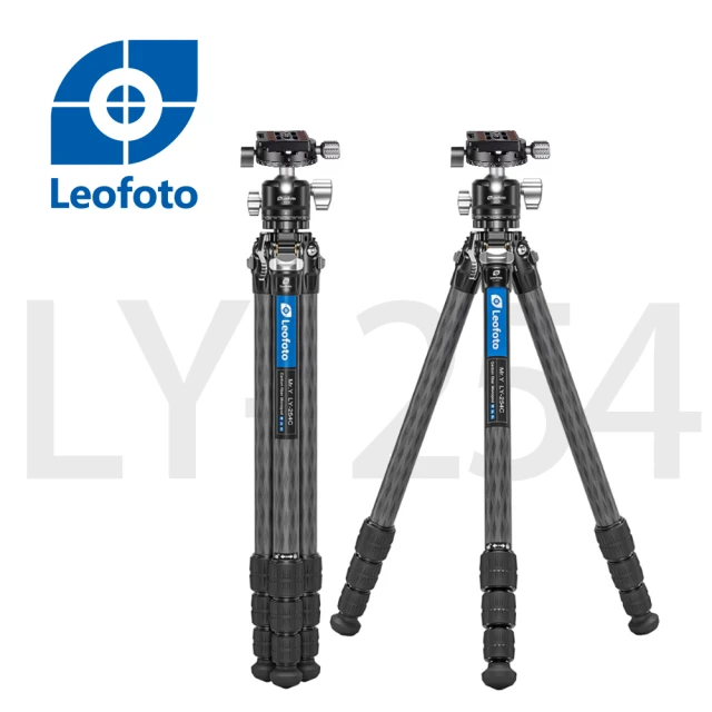 Leofoto 徠圖 LY254C+LH30R氫氣系列4節碳纖維三腳架(含雲台][彩宣總代理)