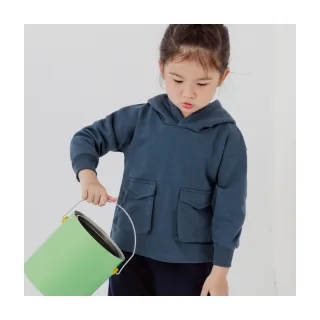 【OB 嚴選】對稱大口袋連帽上衣 《QA1711》