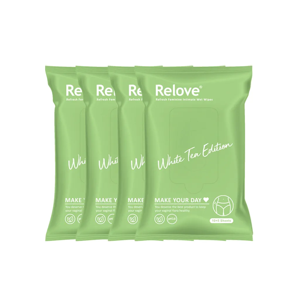 【Relove】私密肌30秒-面膜濕紙巾15抽x4件組