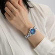 【CITIZEN 星辰】xC 限量款千彩之海光動能電波鈦金屬時尚女錶-藍x銀/29mm(ES9460-61L)