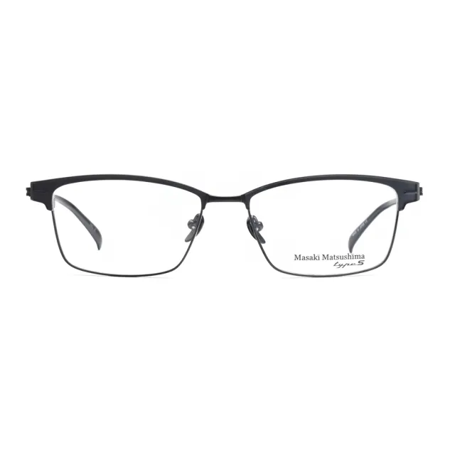 【Masaki 松島正樹】眉框光學眼鏡 日本 鈦(黑#MFT5078 C3)