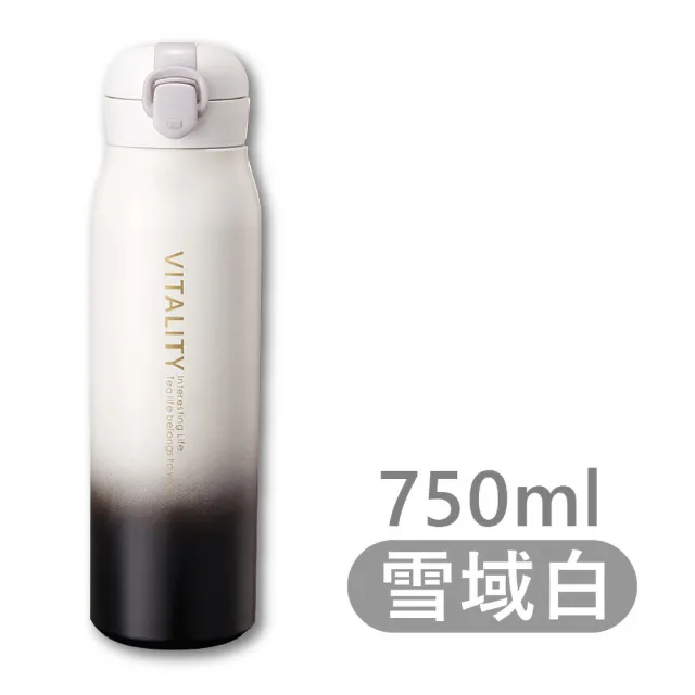 【DREAMCATCHER】漸層不鏽鋼保溫杯 750ml(304不鏽鋼保溫杯/環保杯/不鏽鋼水壺/保溫杯/水壺/保溫)